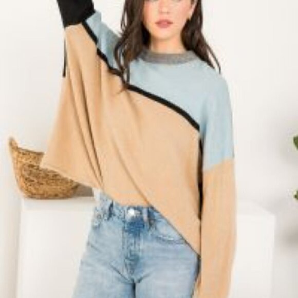 Thml colorblock sweater - Picture 1 of 4